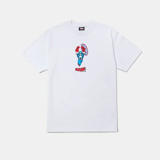 HUF X Avengers Cap No Cap T-Shirt White