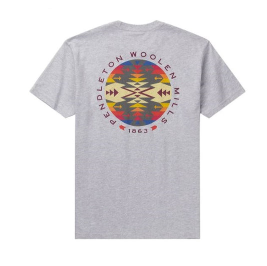 Pendleton Tucson Circle Heather Gray T-Shirt