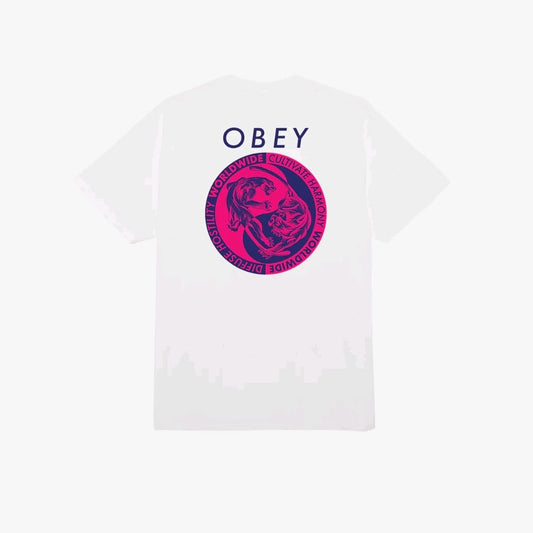 Obey Yin Yang Panther White T-shirt