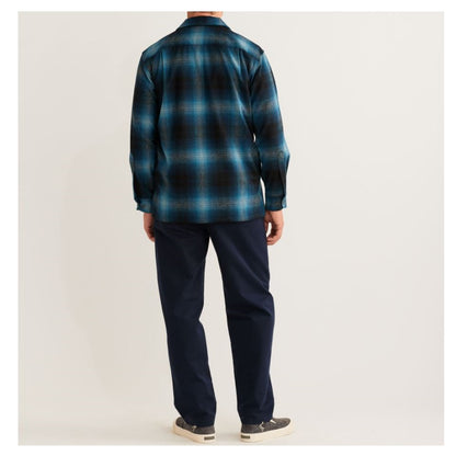 Pendleton Plaid Board Shirt Turquoise Ombre