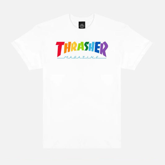 Thrasher Rainbow White T-shirt
