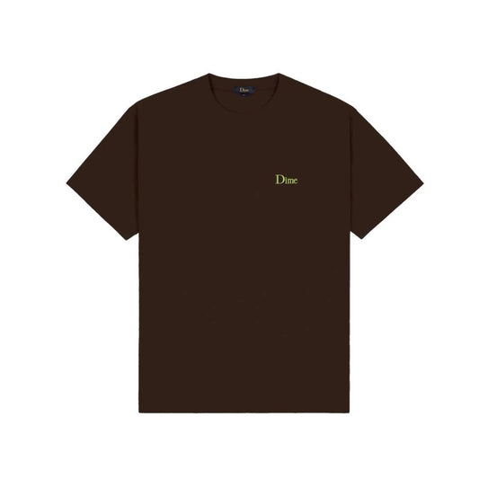 Classic Small Logo Deep Brown T-shirt