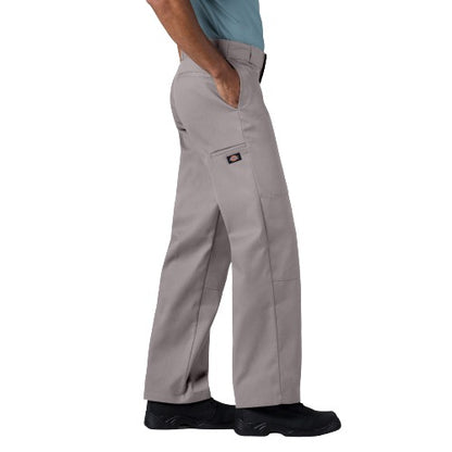 Dickies Loose Fit Double Knee Work Pants Silver