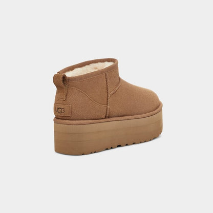 UGG Women's Classic Ultra Mini Chestnut Platform