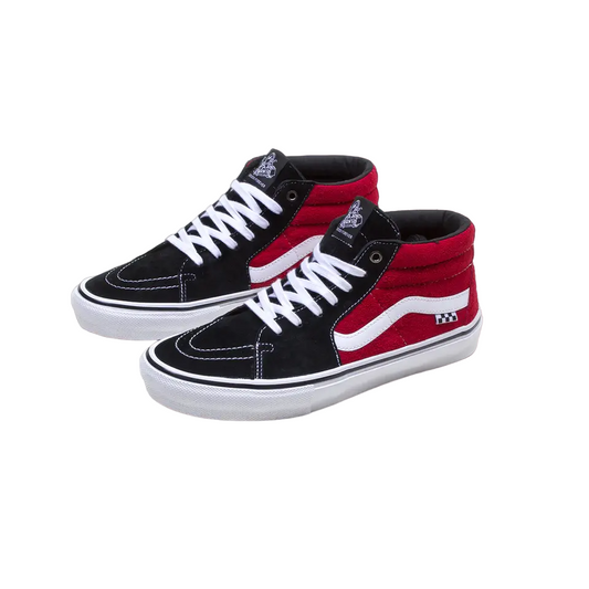 Vans Skate Grosso Mid Shoe - Red/Black
