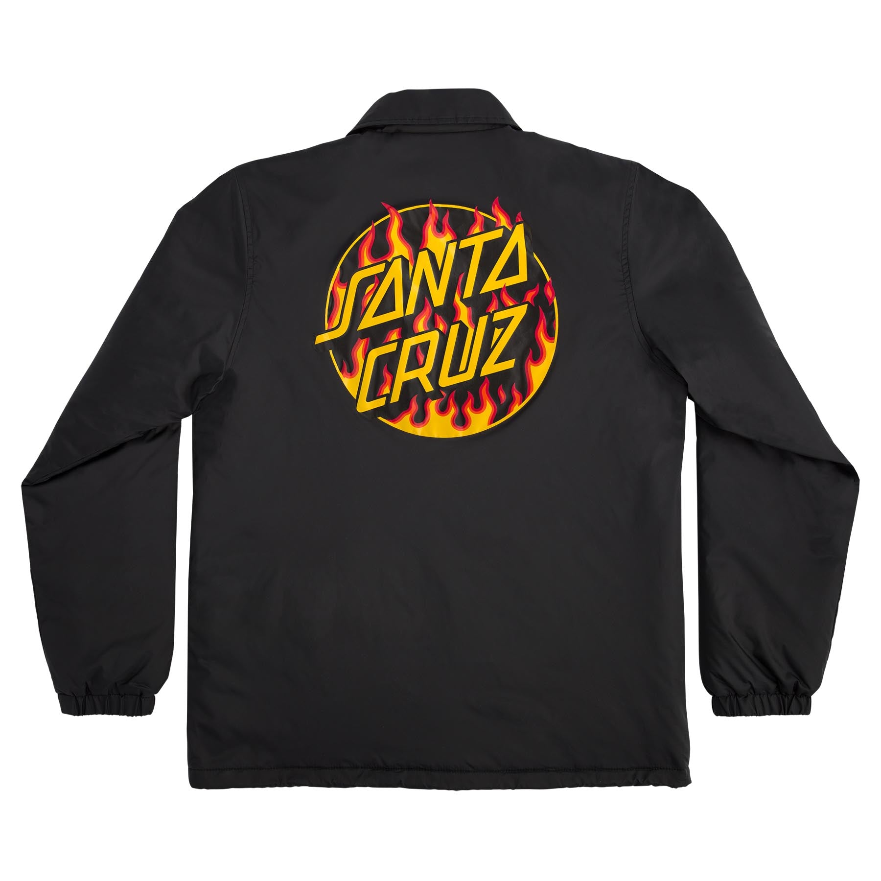 Thrasher Flame Dot Santa Cruz Men's Jacket Black