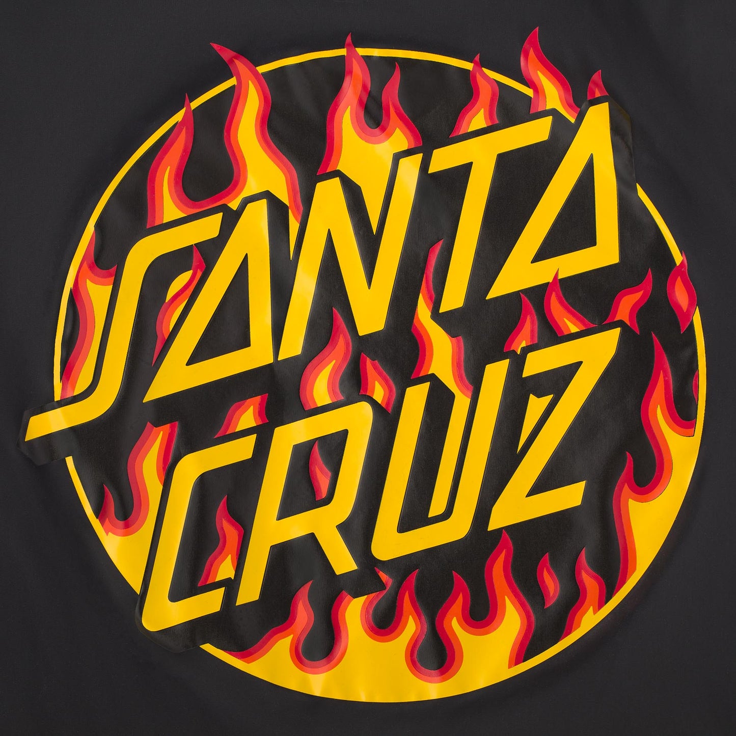 Thrasher Flame Dot Santa Cruz Men's Jacket Black