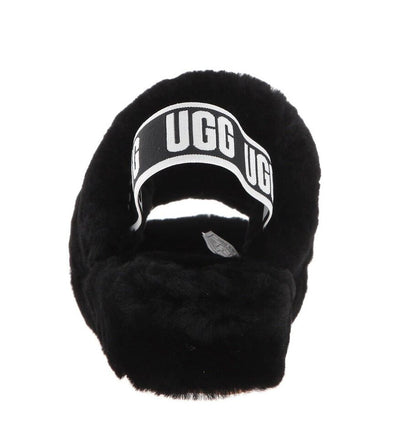 UGG Women's Fluff Yeah Black Slide