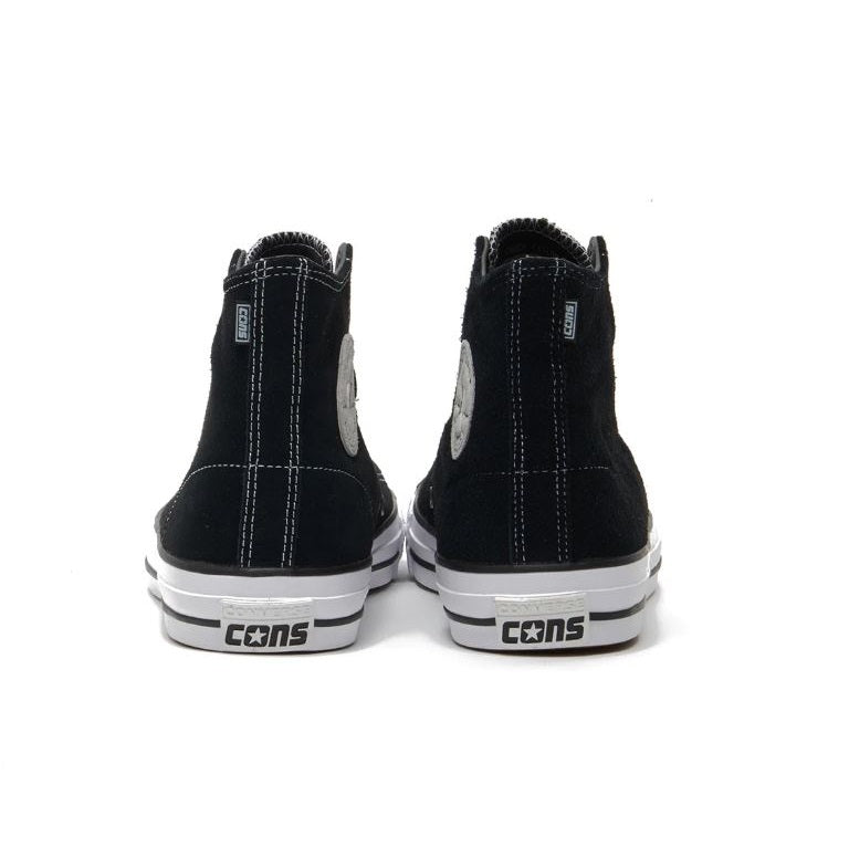 Converse Cons Chuck Taylor All Star High Pro Suede Black/Black/White