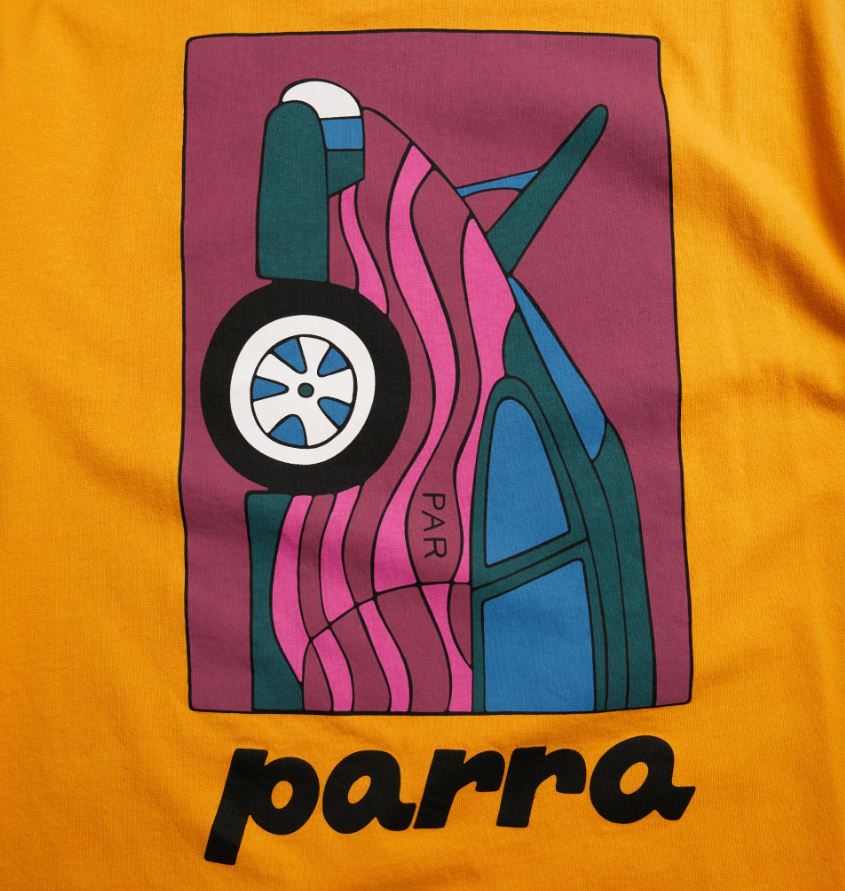 Parra No Parking Burned Yellow T-shirt
