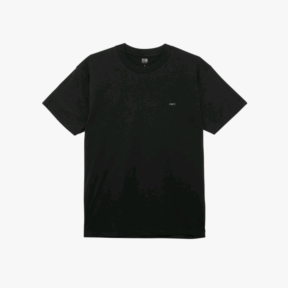 Obey Ripped Icon Black T-shirt