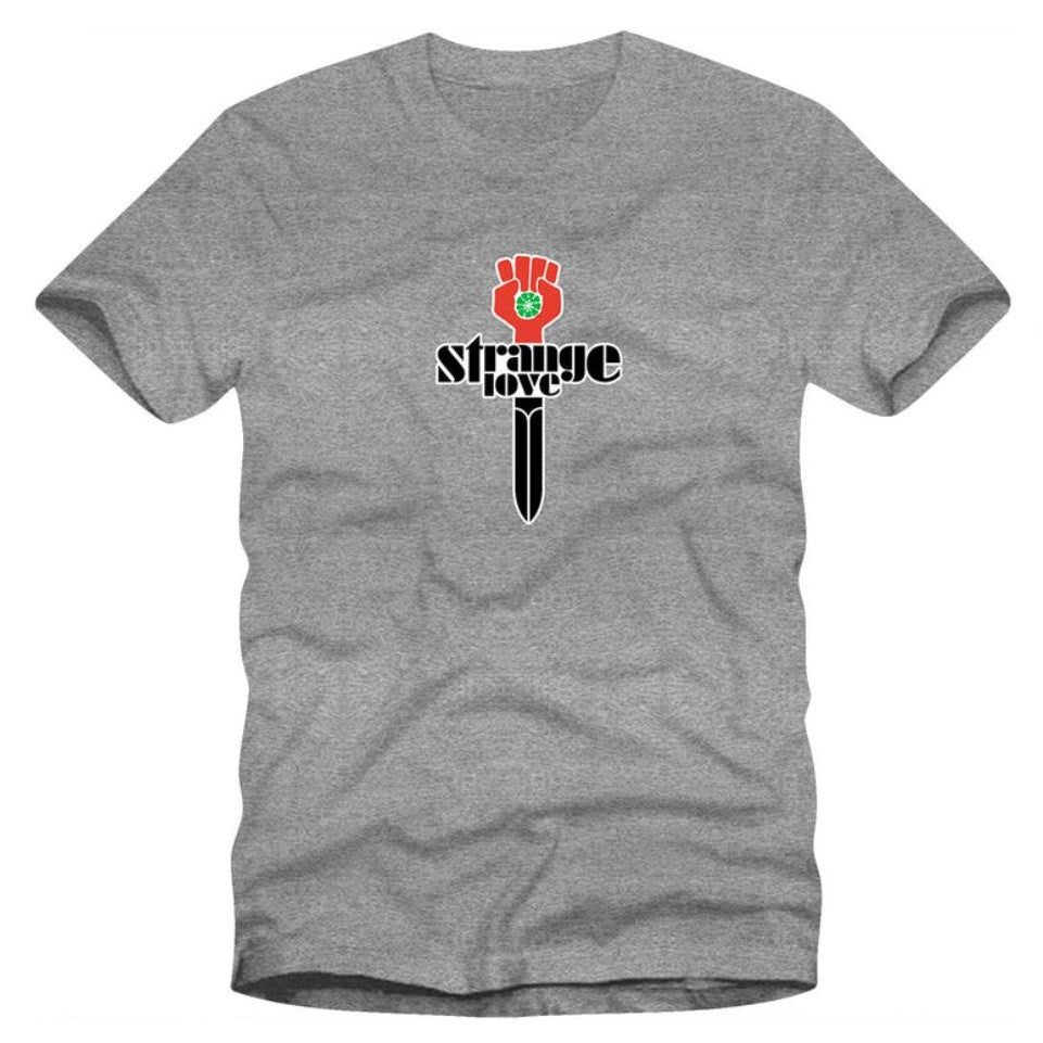 Strangelove Skateboards Peyote Fist Graphite Heather T-shirt