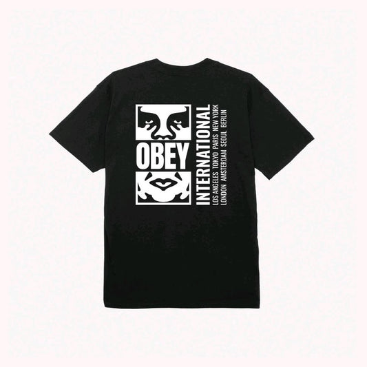Obey Icon Split Black T-shirt
