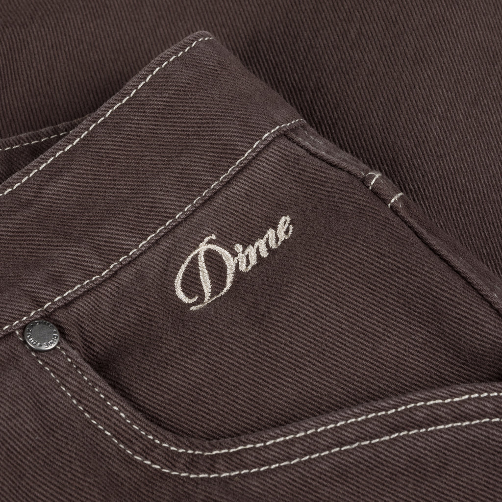 Dime Classic Denim Shorts - Brown