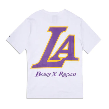 Born X Raised Lakers "LA" White T-shirt