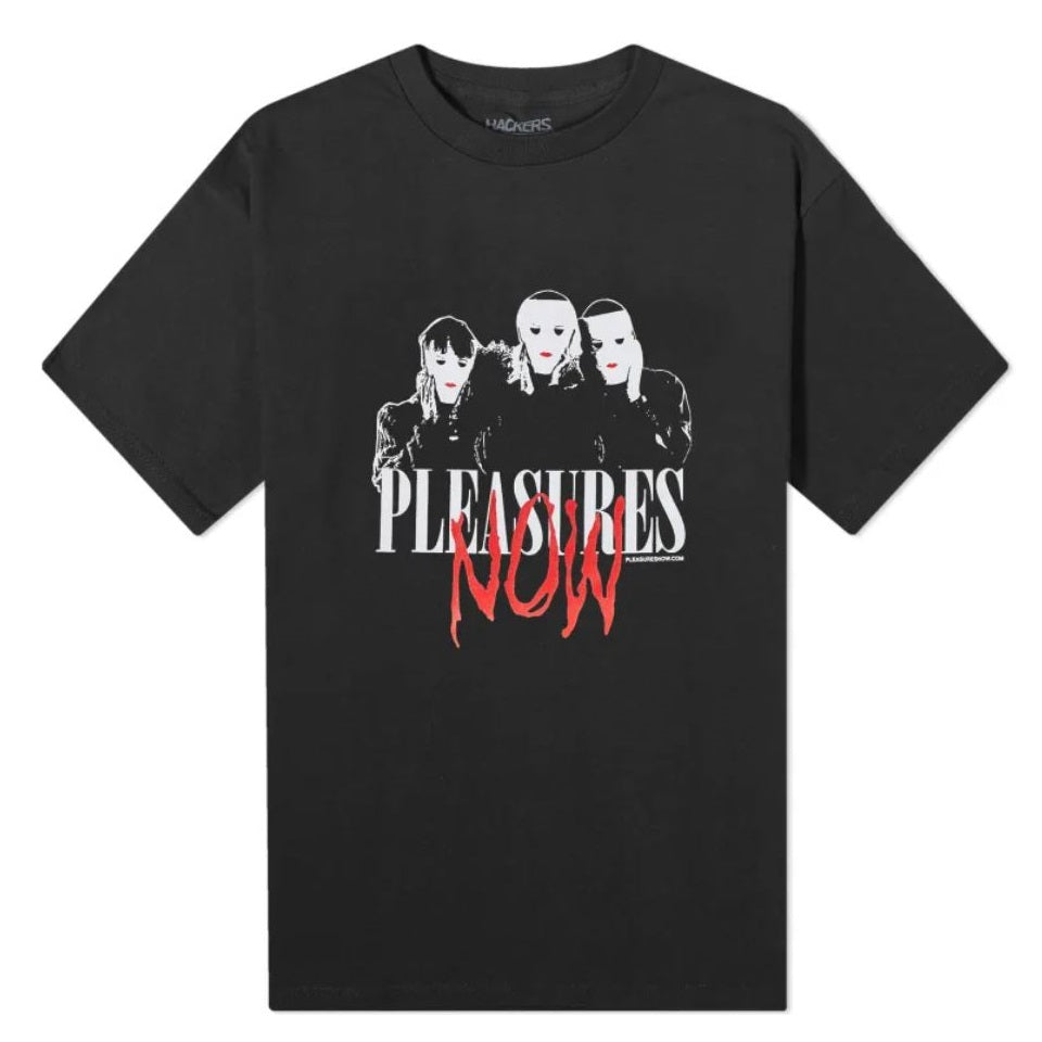 Pleasures Masks  Black T-shirt