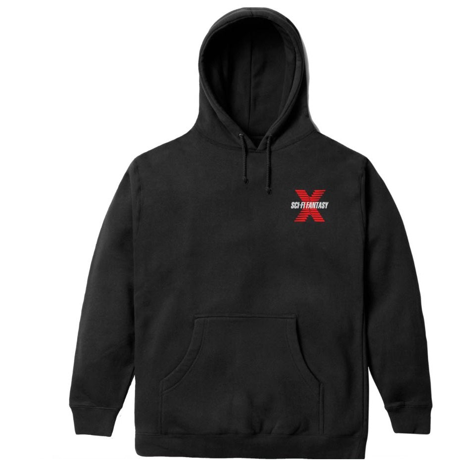 Sci-Fi Fantasy New X Black Pullover Hoodie