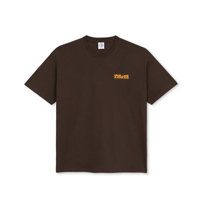 Polar Skate Co Fields T-shirt Chocolate