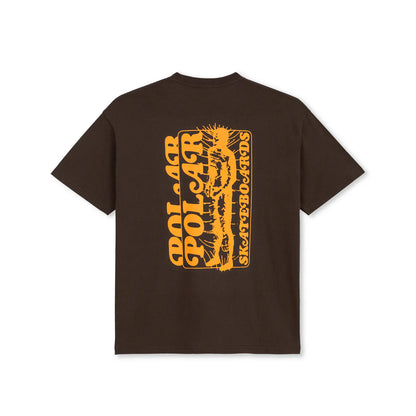 Polar Skate Co Fields T-shirt Chocolate