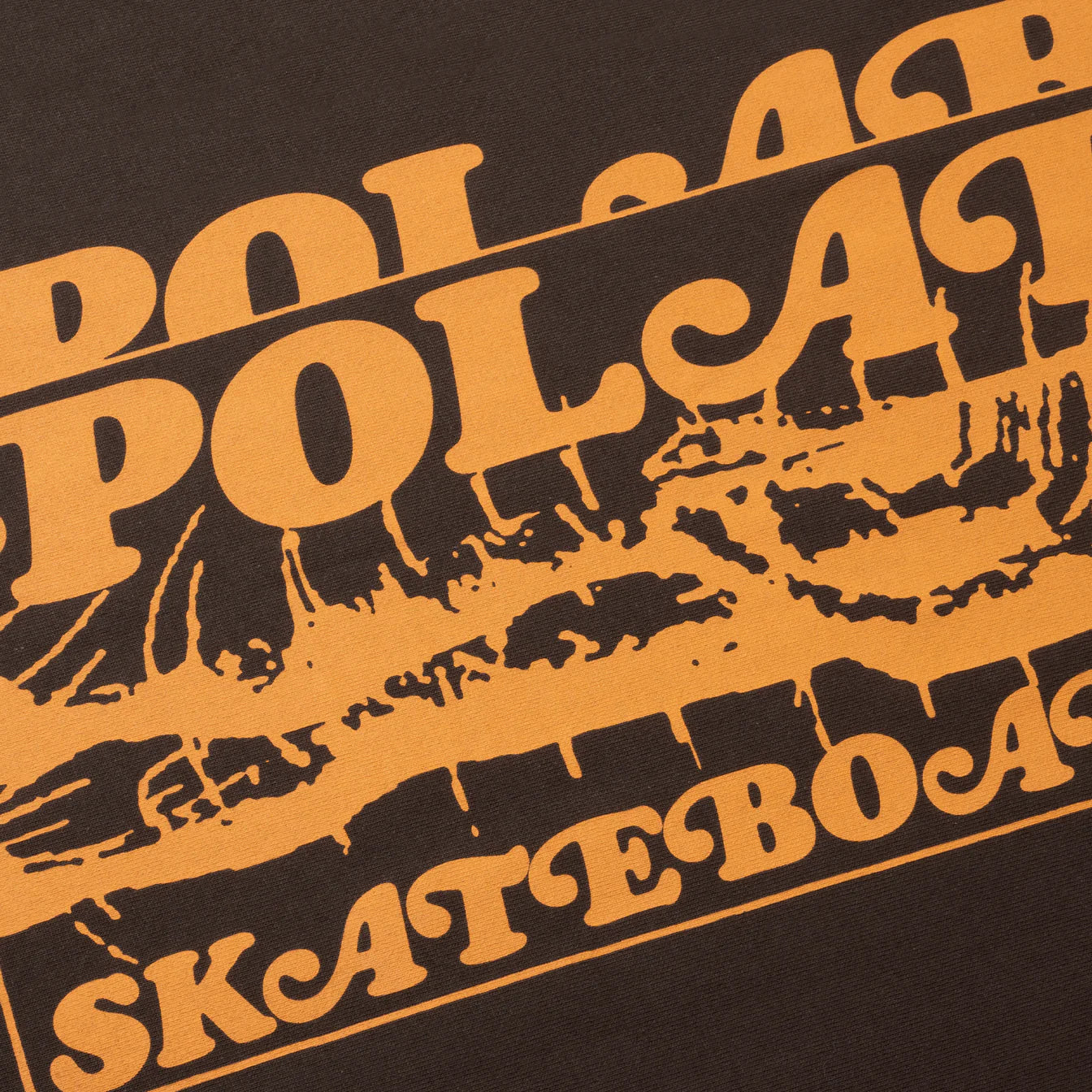 Polar Skate Co Fields T-shirt Chocolate