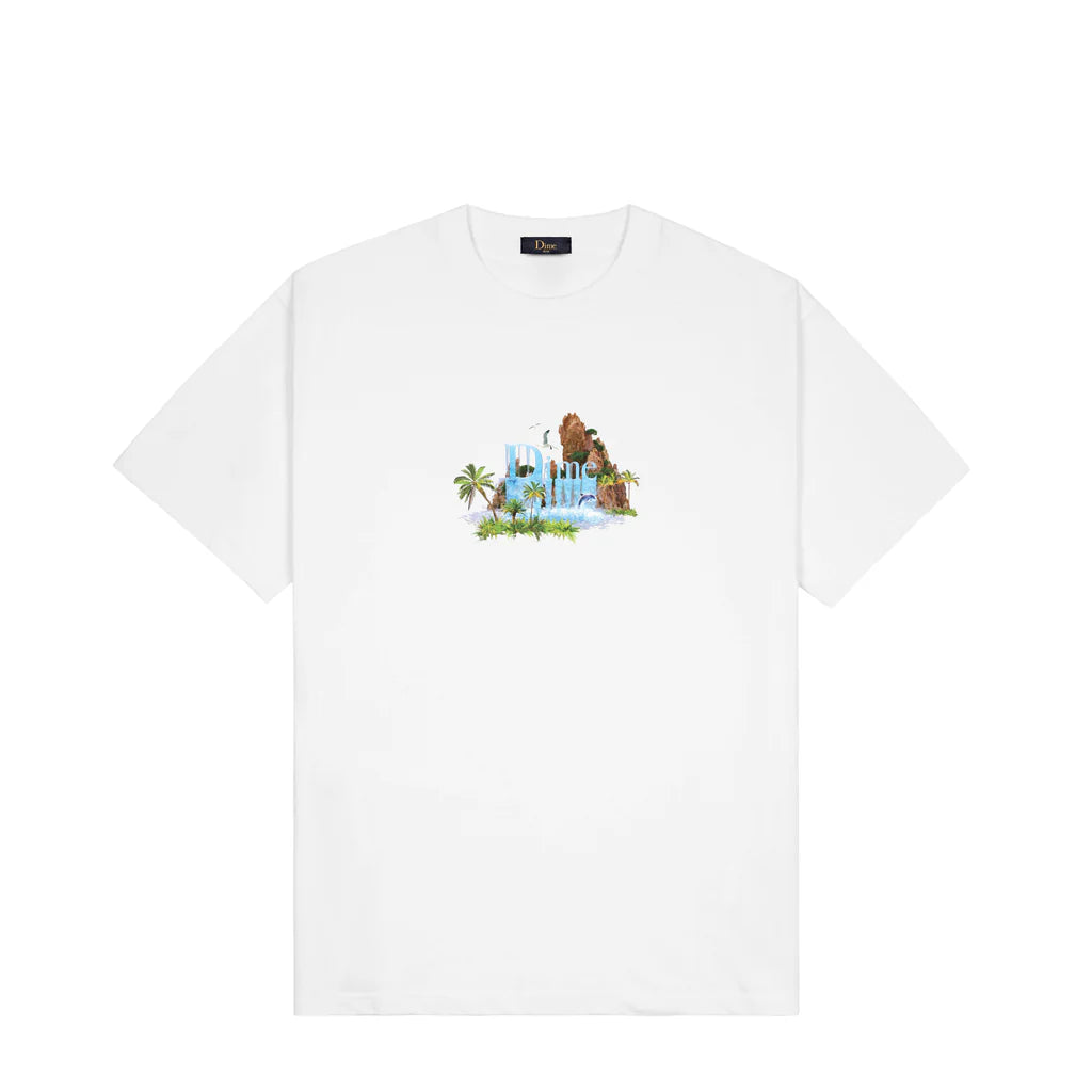 Dime Waterfall White T-shirt