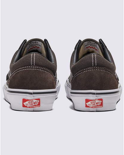 Vans Skate Old Skool Shoe - Chocolate Brown / White