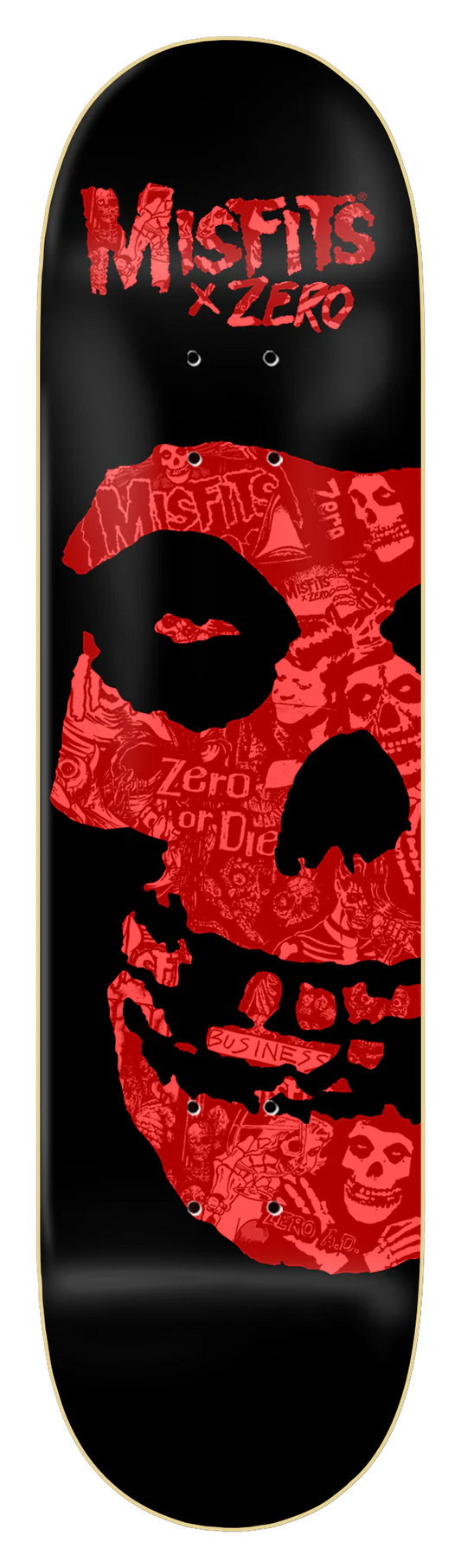 Zero Misfits Fiend Collage Red Foil Skateboard Deck